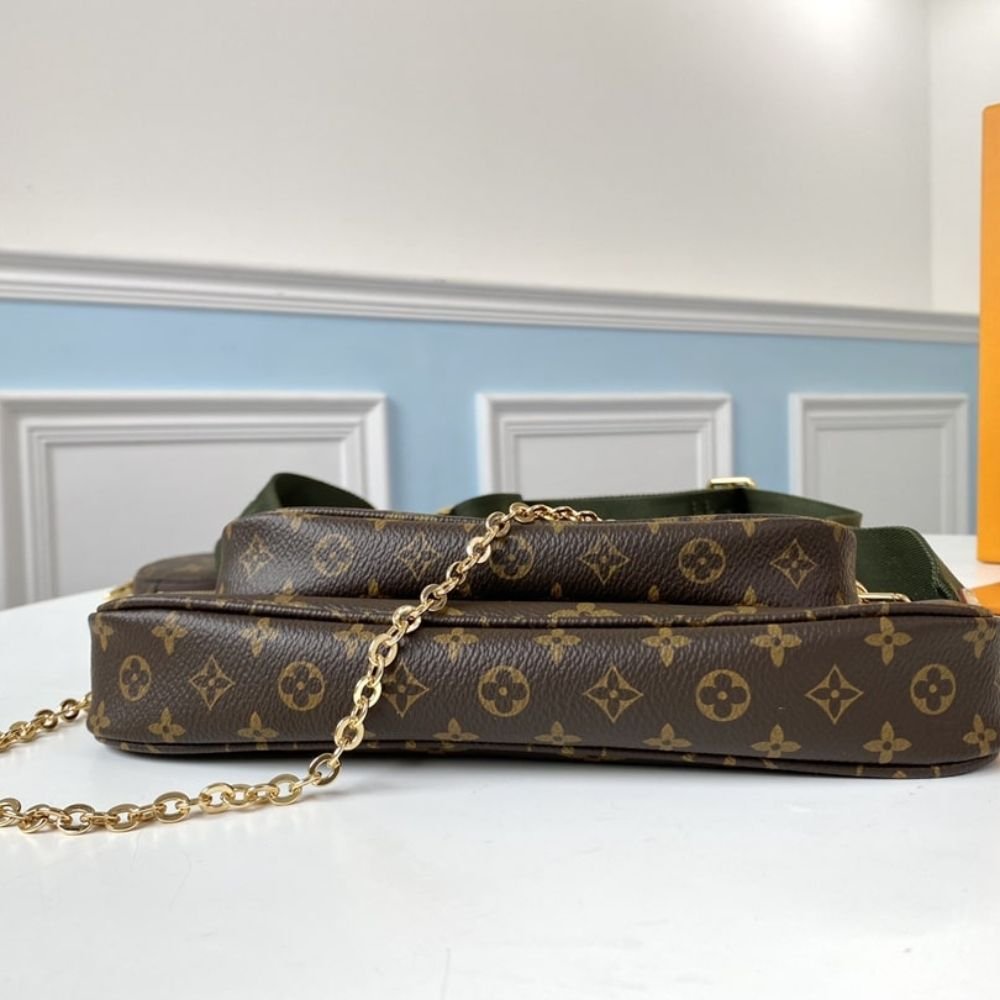 Louis Vuitton Multi Pochette Accessoires Khaki 24cm M44813