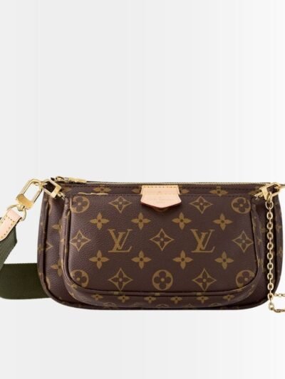 Louis Vuitton Multi Pochette Accessoires Khaki 24cm M44813