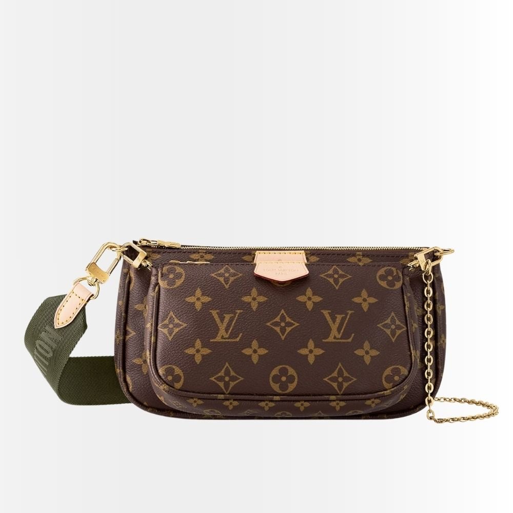 Louis Vuitton Multi Pochette Accessoires Khaki 24cm M44813