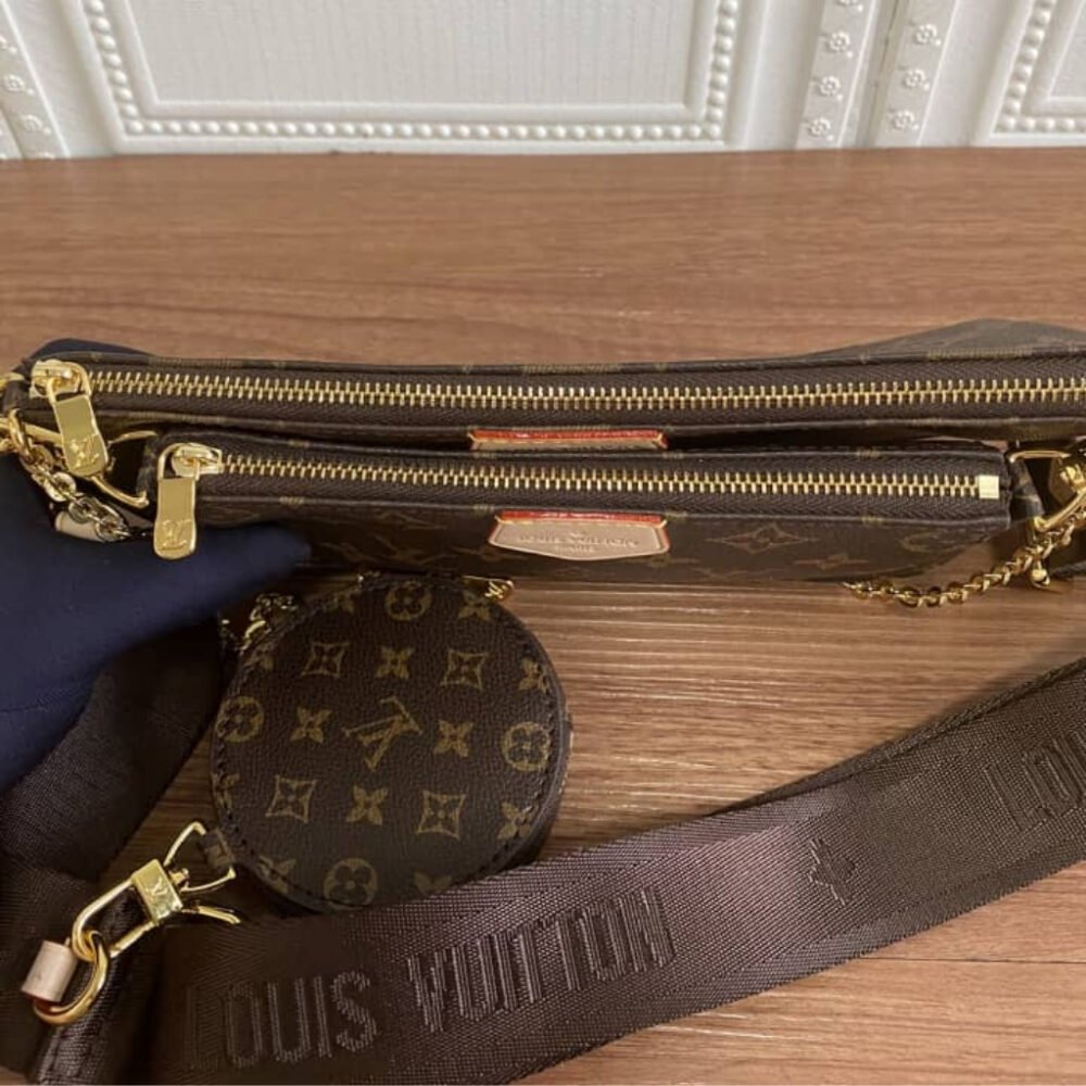 Louis Vuitton Multi Pochette Accessoires Monogram Brown 24Cm