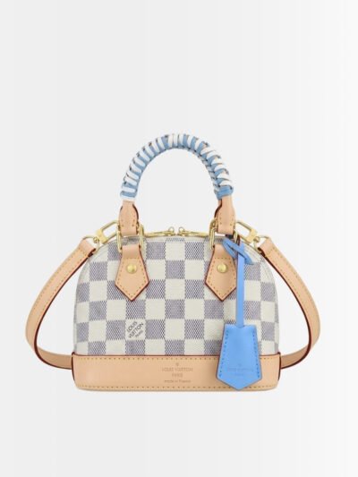 Louis Vuitton Nano Alma Damier Azur Olympus Blue 18Cm