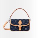 Louis Vuitton Nano Diane Handle Bag Denim Dark Blue 19Cm