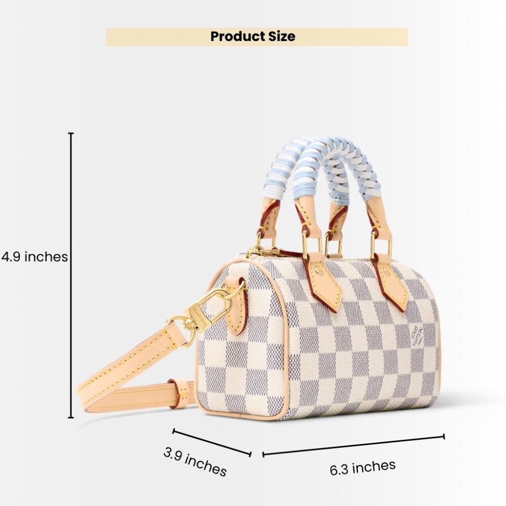 Louis Vuitton Nano Speedy Damier Azur Olympus Blue 16Cm N40918