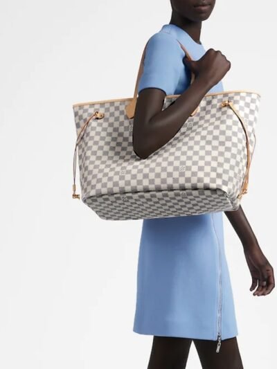 Louis Vuitton Neverfull GM Damier Azur Rose Ballerine 39Cm N40601