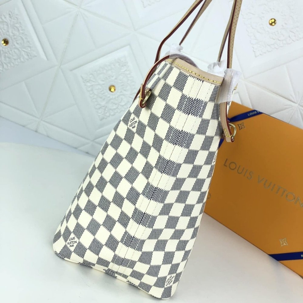 Louis Vuitton Neverfull GM Damier Azur Rose Ballerine 39Cm N40601