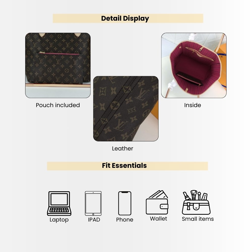 Louis Vuitton Neverfull GM Monogram Pivoine Pink 39Cm M41180