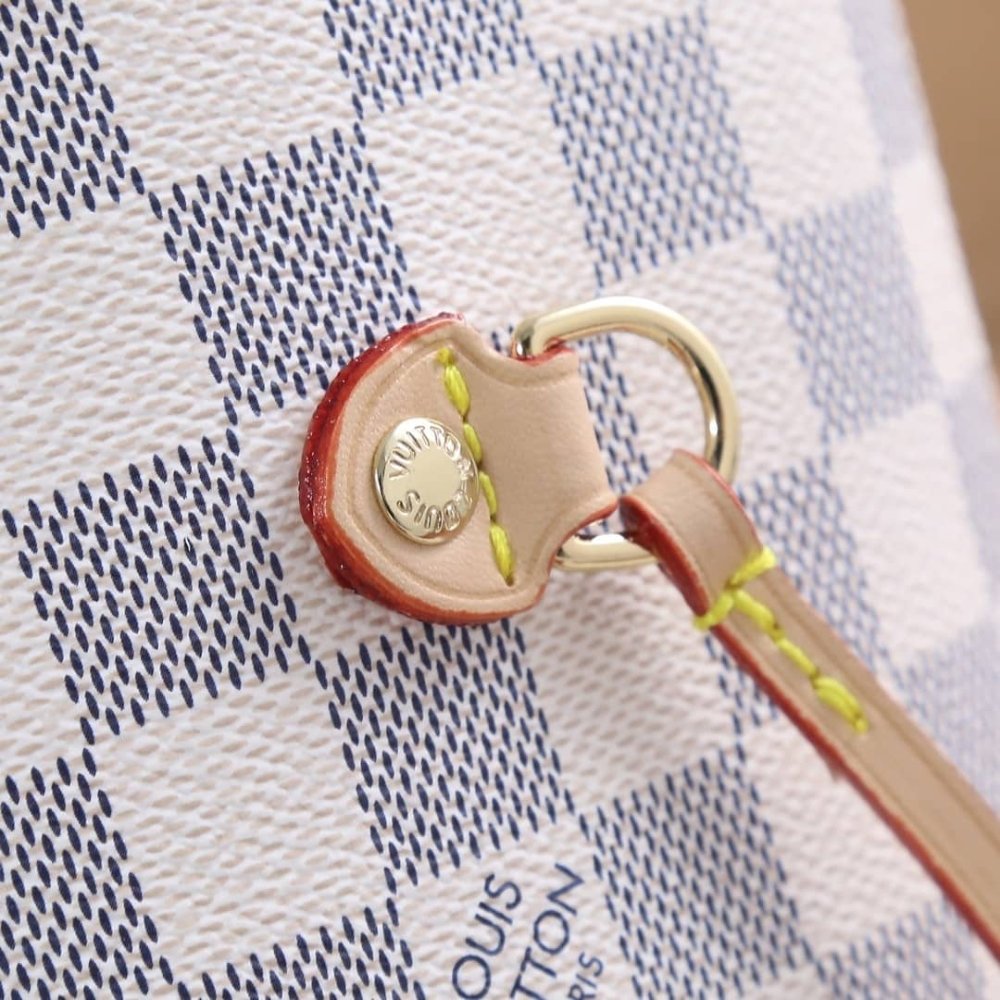 Louis Vuitton Neverfull MM Damier Azur Beige 31Cm