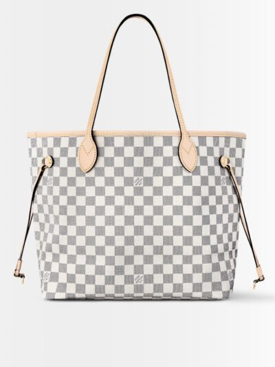 Louis Vuitton Neverfull MM Damier Azur Rose Ballerine 31Cm N40603