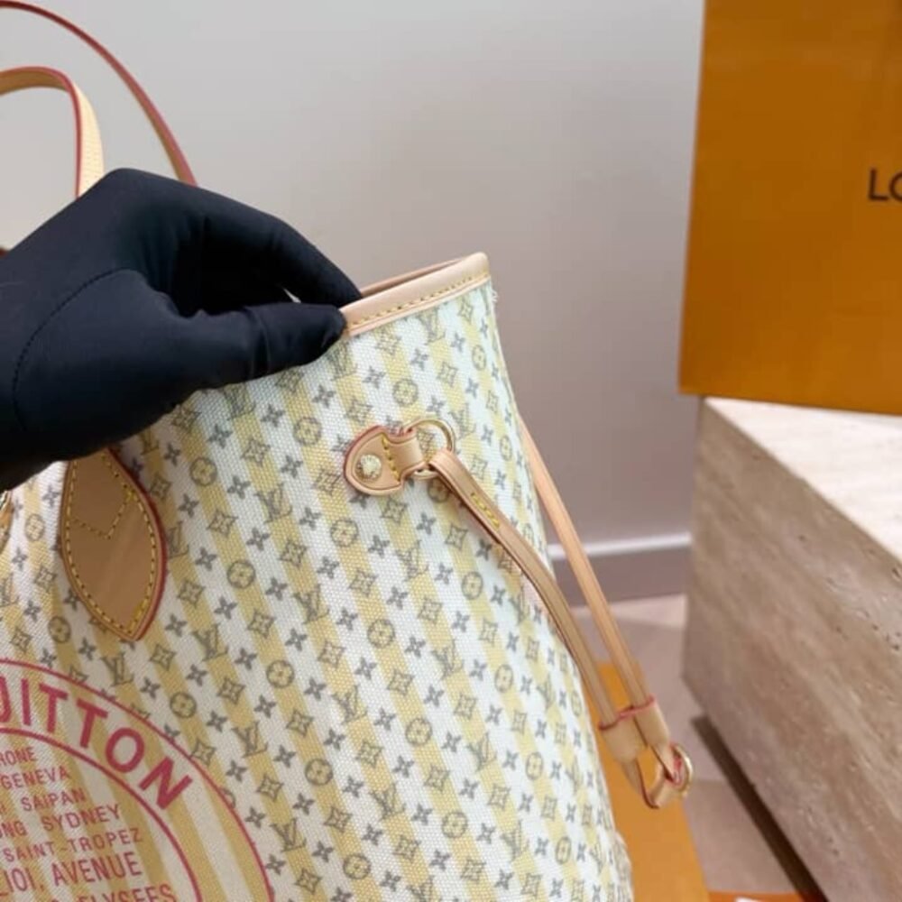 Louis Vuitton Neverfull MM LV Stamp Banana 32Cm M28457