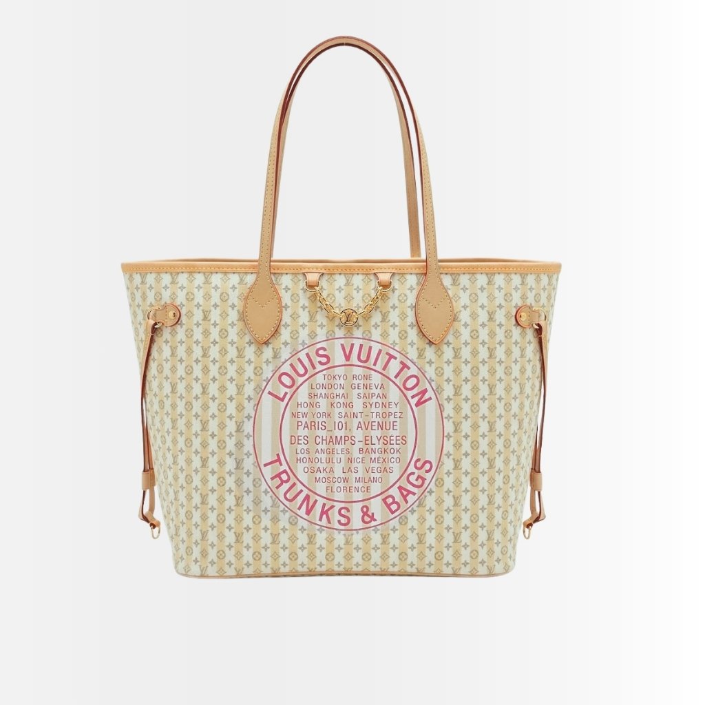 Louis Vuitton Neverfull MM LV Stamp Banana 32Cm M28457