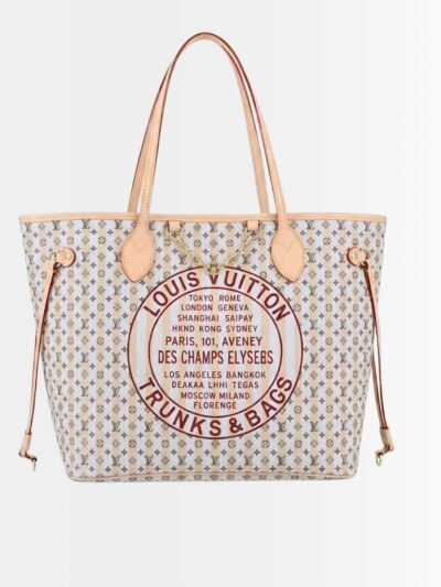 Louis Vuitton Neverfull MM LV Stamp Rose 31Cm M29483