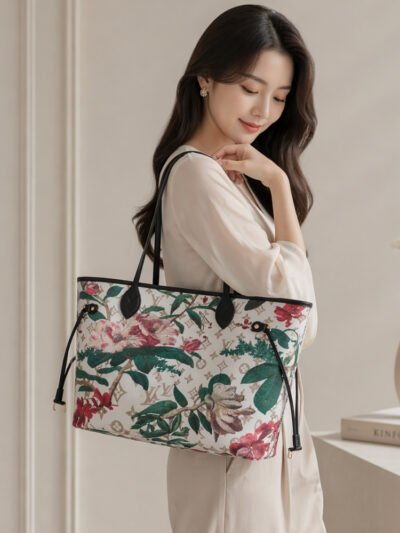 Louis Vuitton Neverfull MM Monogram Canvas Dune 32Cm