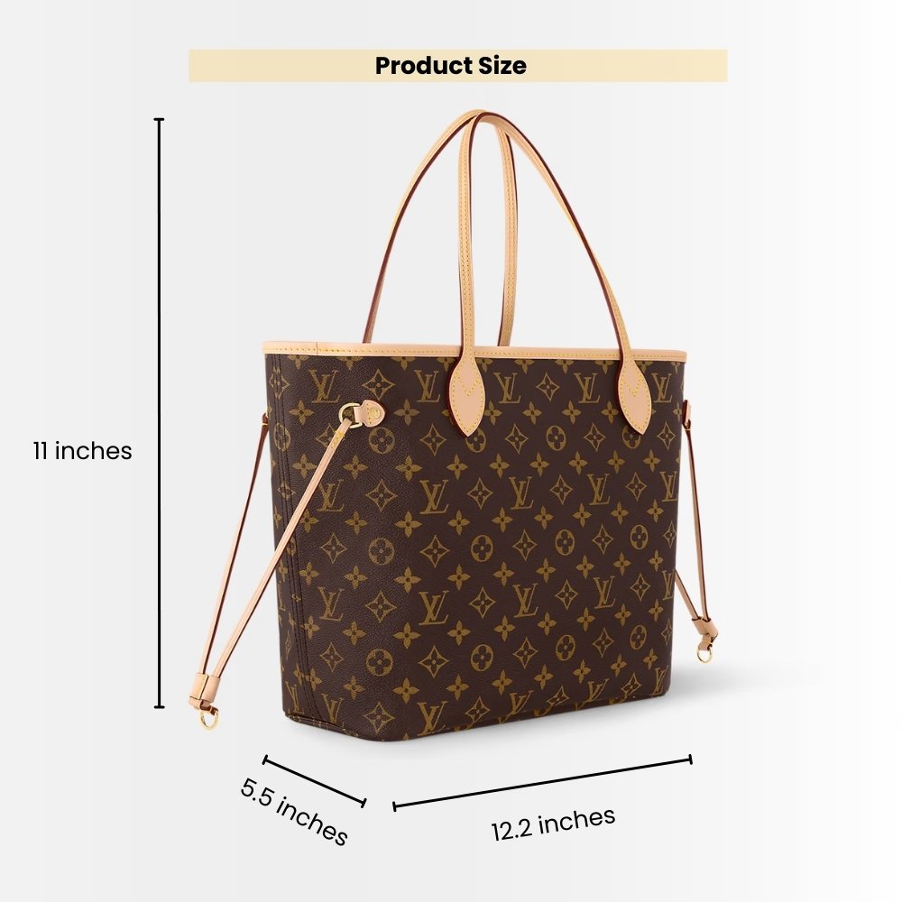 Louis Vuitton Neverfull MM Monogram Cerise Red 31Cm M46987