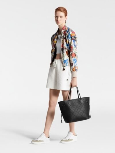 Louis Vuitton Neverfull MM Monogram Empreinte Black 31Cm