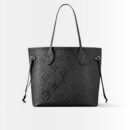 Louis Vuitton Neverfull MM Monogram Empreinte Black 31Cm M45685