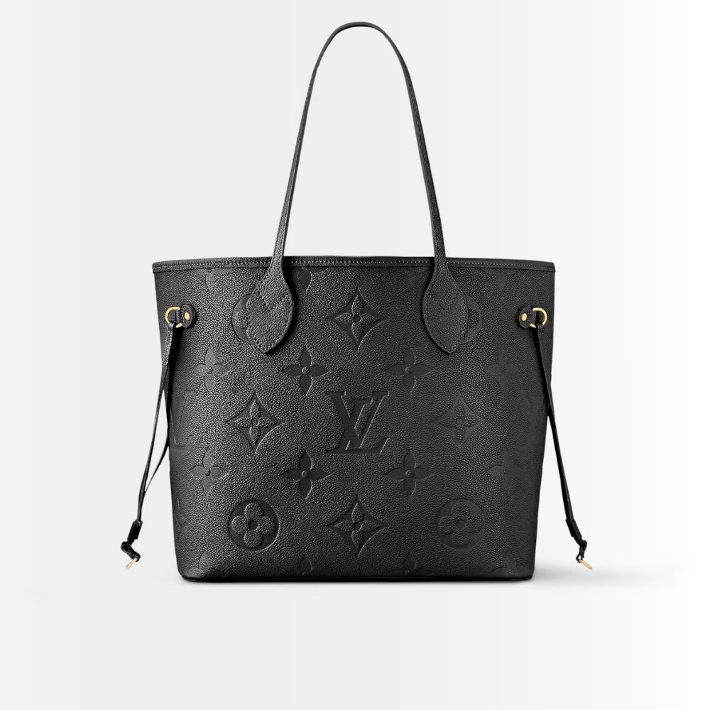 Louis Vuitton Neverfull MM Monogram Empreinte Black 31Cm M45685