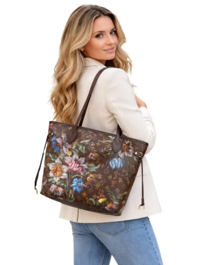 Louis Vuitton Neverfull MM Tote Bag Monogram Canvas Ebene 31cm M28918