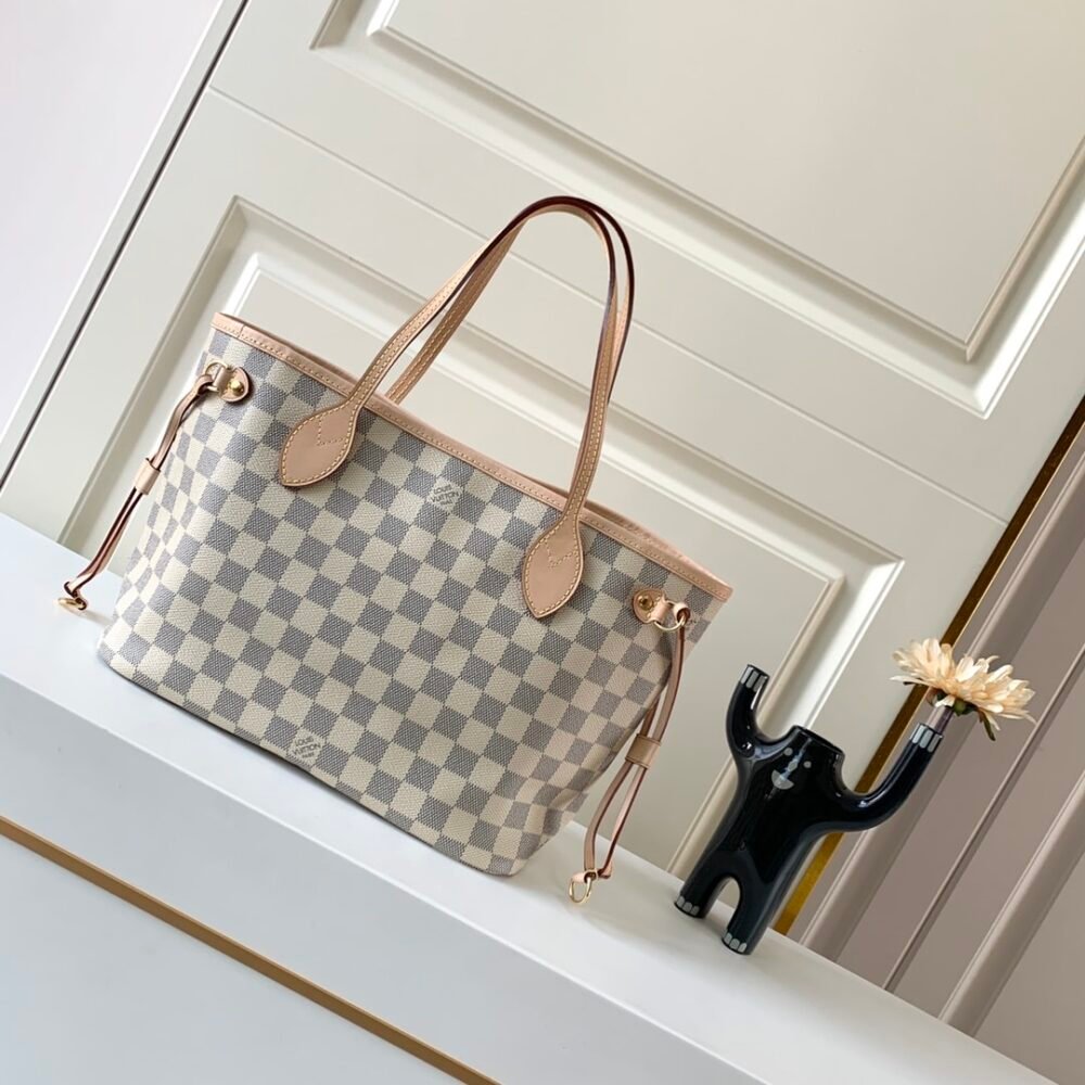 Louis Vuitton Neverfull PM Damier Azur Beige 29Cm N40605