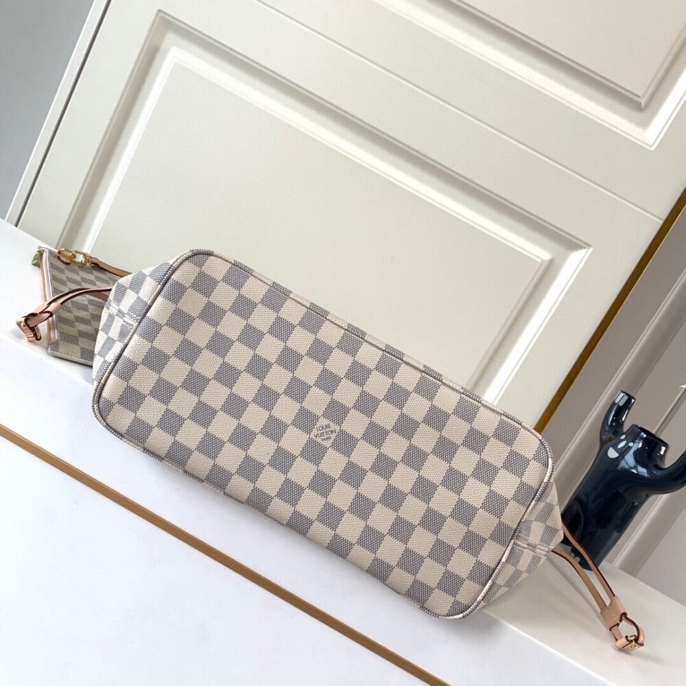 Louis Vuitton Neverfull PM Damier Azur Rose Ballerine 29Cm