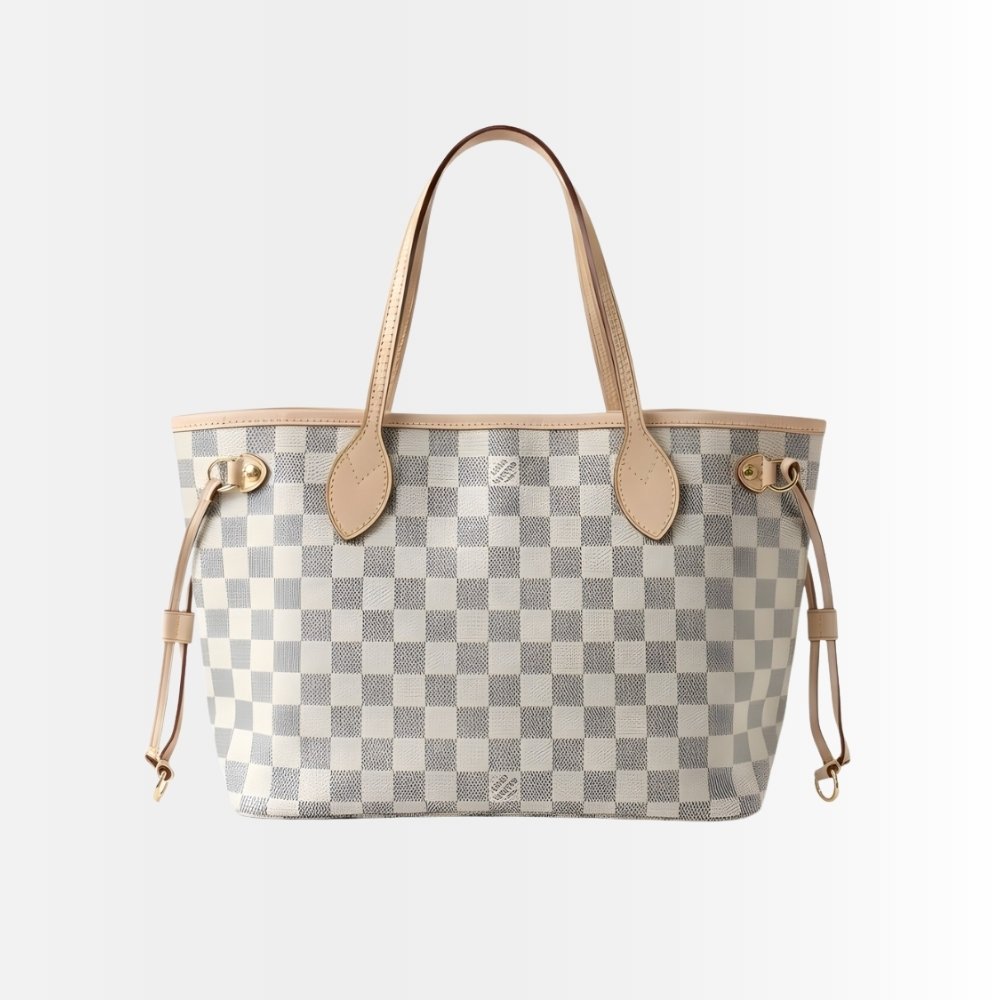 Louis Vuitton Neverfull PM Damier Azur Rose Ballerine 29Cm