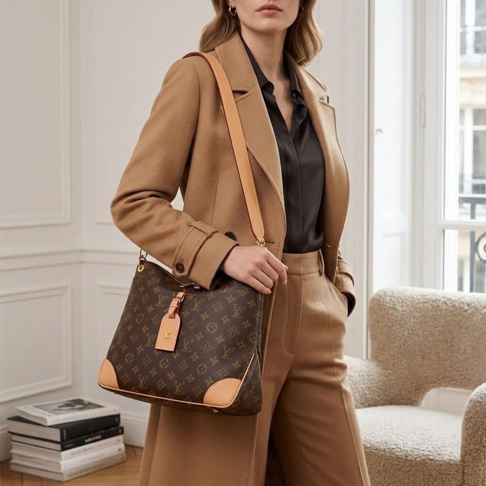 Louis Vuitton Odeon MM Monogram Canvas Brown 31cm M45355
