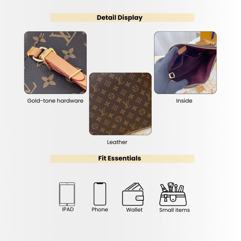 Louis Vuitton Odeon MM Monogram Canvas Brown 31cm M45355