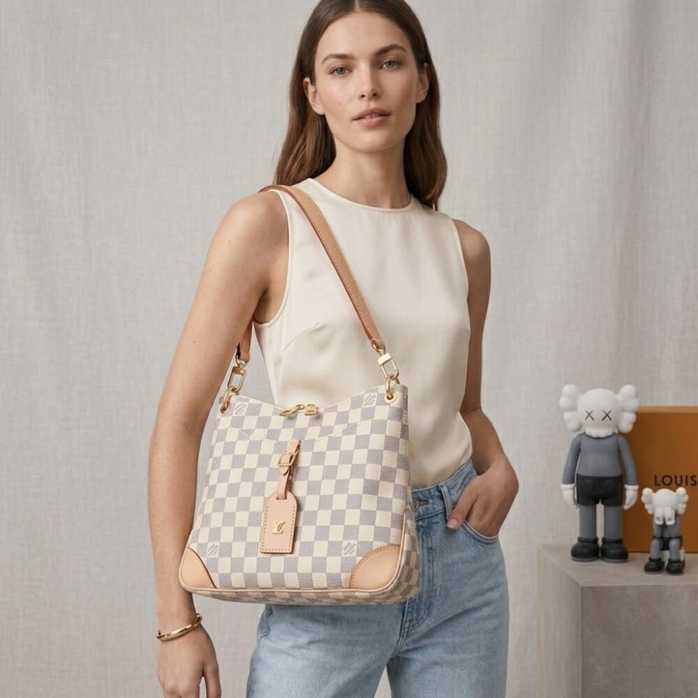 Louis Vuitton Odéon PM Damier Azur 23cm