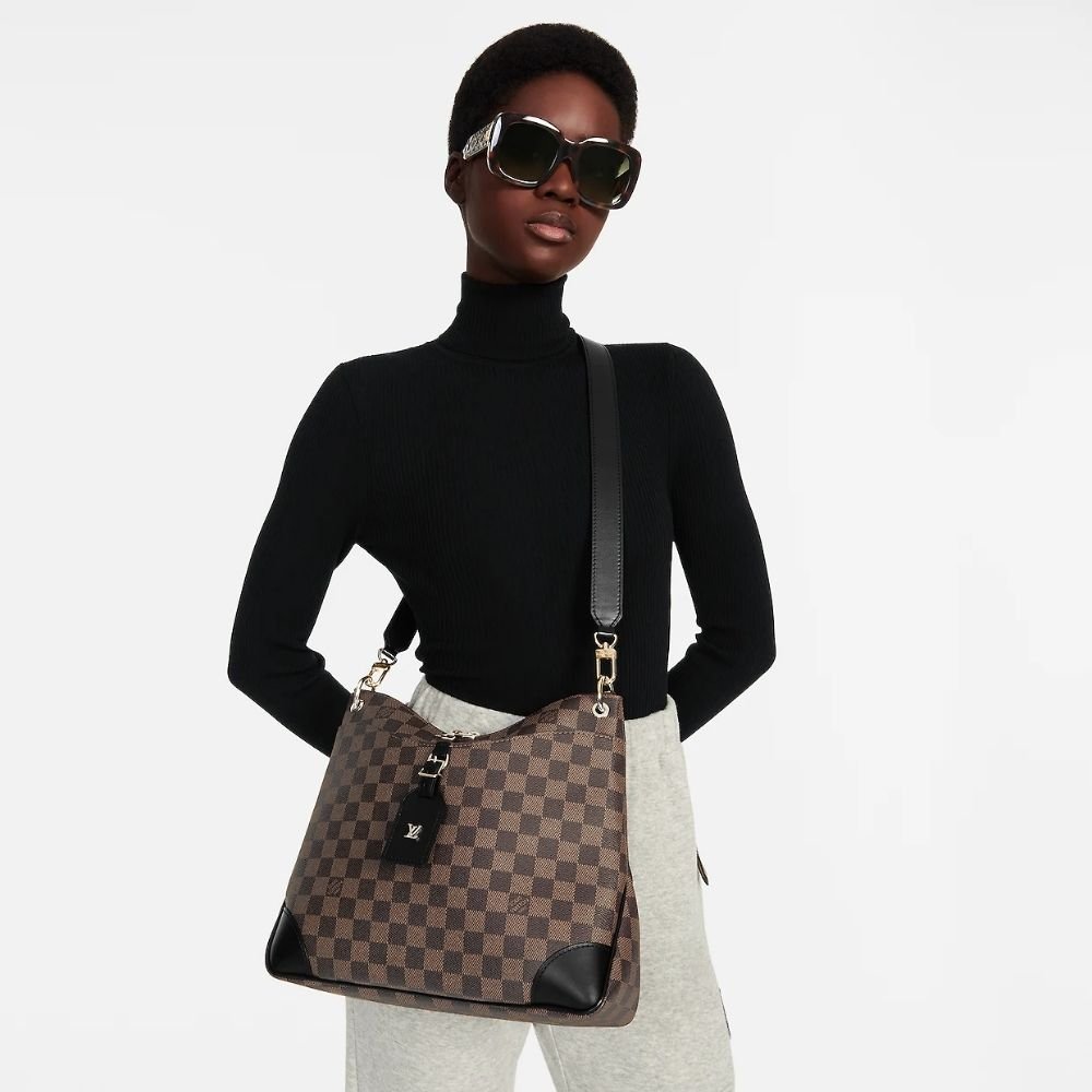 Louis Vuitton Odéon PM Damier Canvas Brown 28Cm N50064