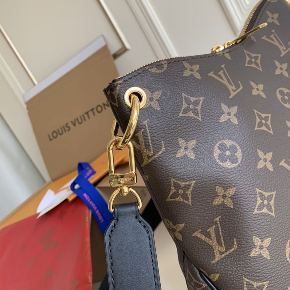 Louis Vuitton Odéon PM Monogram Canvas Black 28Cm M45353