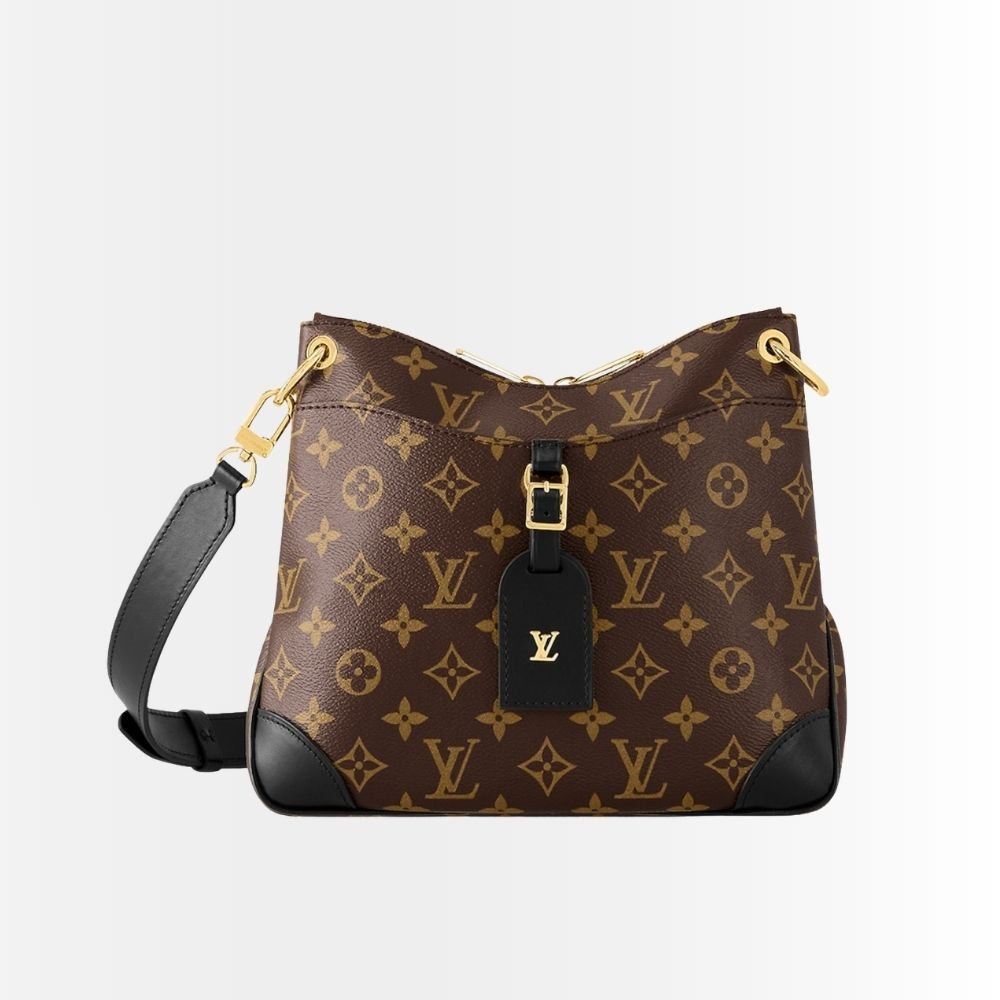 Louis Vuitton Odéon PM Monogram Canvas Black 28Cm M45353