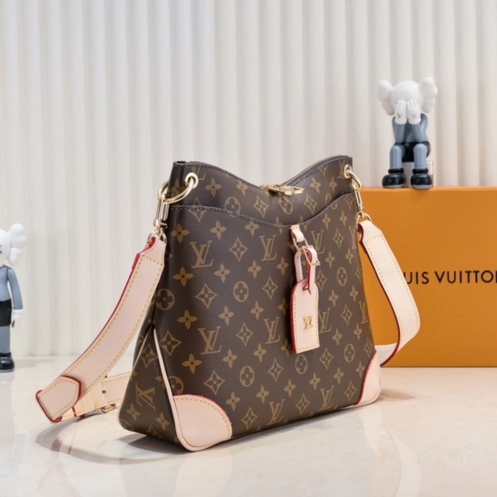 Louis Vuitton Odéon PM Shoulder Bag Dark Brown 27Cm