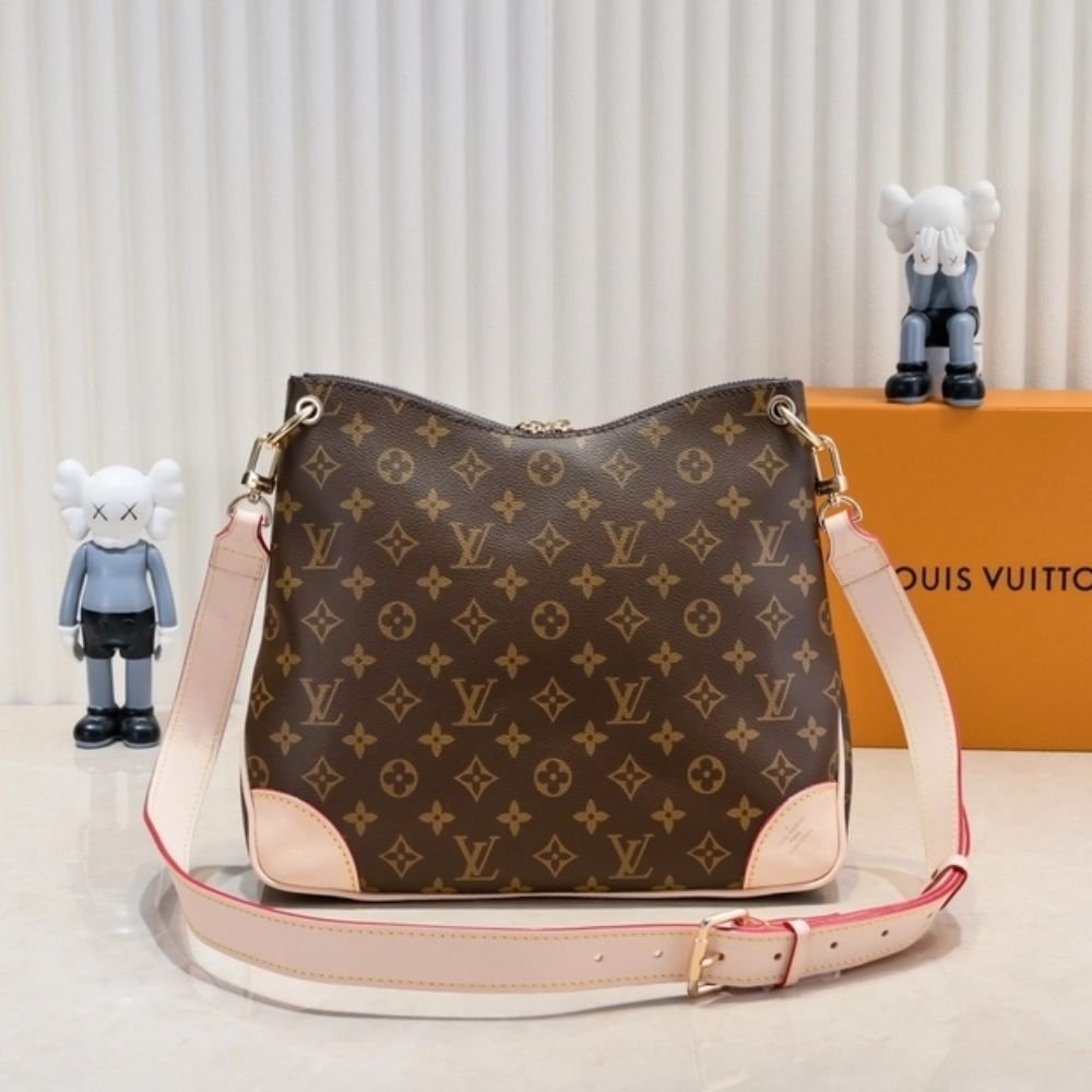 Louis Vuitton Odéon PM Shoulder Bag Dark Brown 27Cm