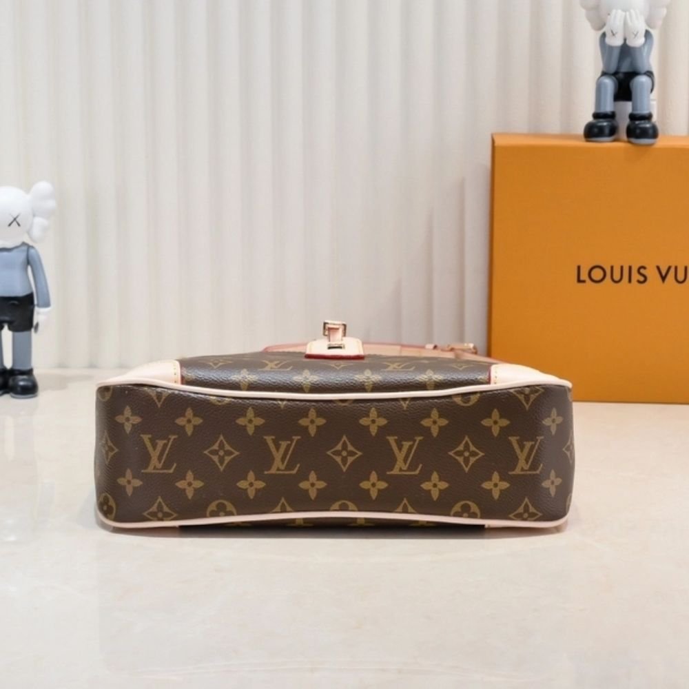 Louis Vuitton Odéon PM Shoulder Bag Dark Brown 27Cm