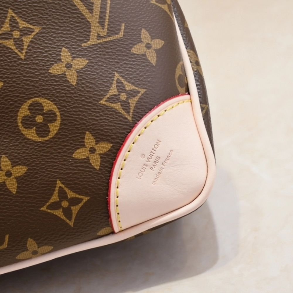 Louis Vuitton Odéon PM Shoulder Bag Dark Brown 27Cm