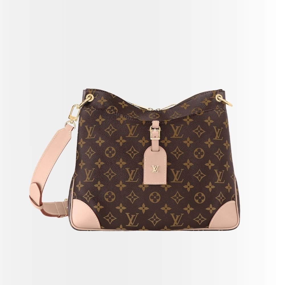 Louis Vuitton Odéon PM Shoulder Bag Dark Brown 27Cm