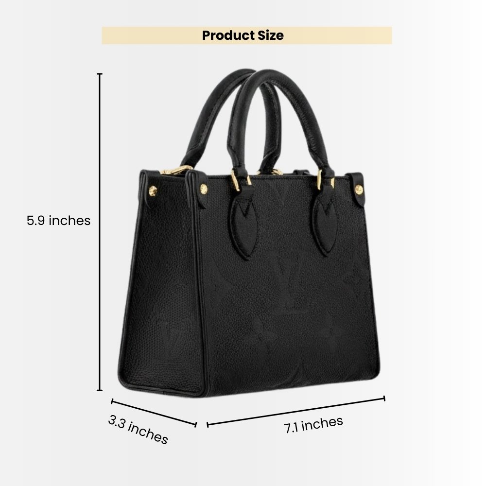 Louis Vuitton Onthego BB Black 18cm M46993