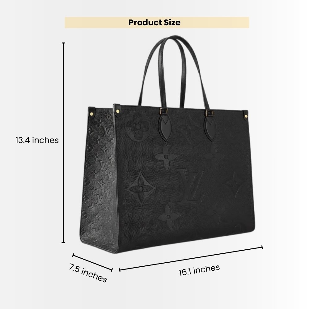 Louis Vuitton Onthego GM Black 41Cm M44925