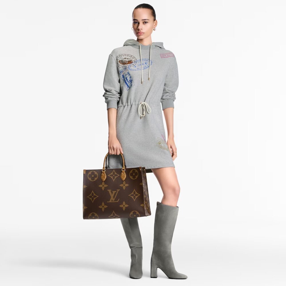 Louis Vuitton Onthego GM Monogram Canvas Brown 41Cm M45320