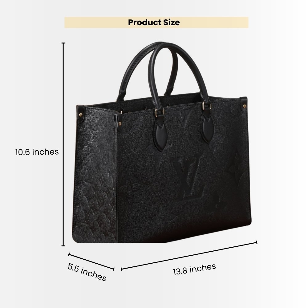 Louis Vuitton Onthego MM Black 35Cm M45595