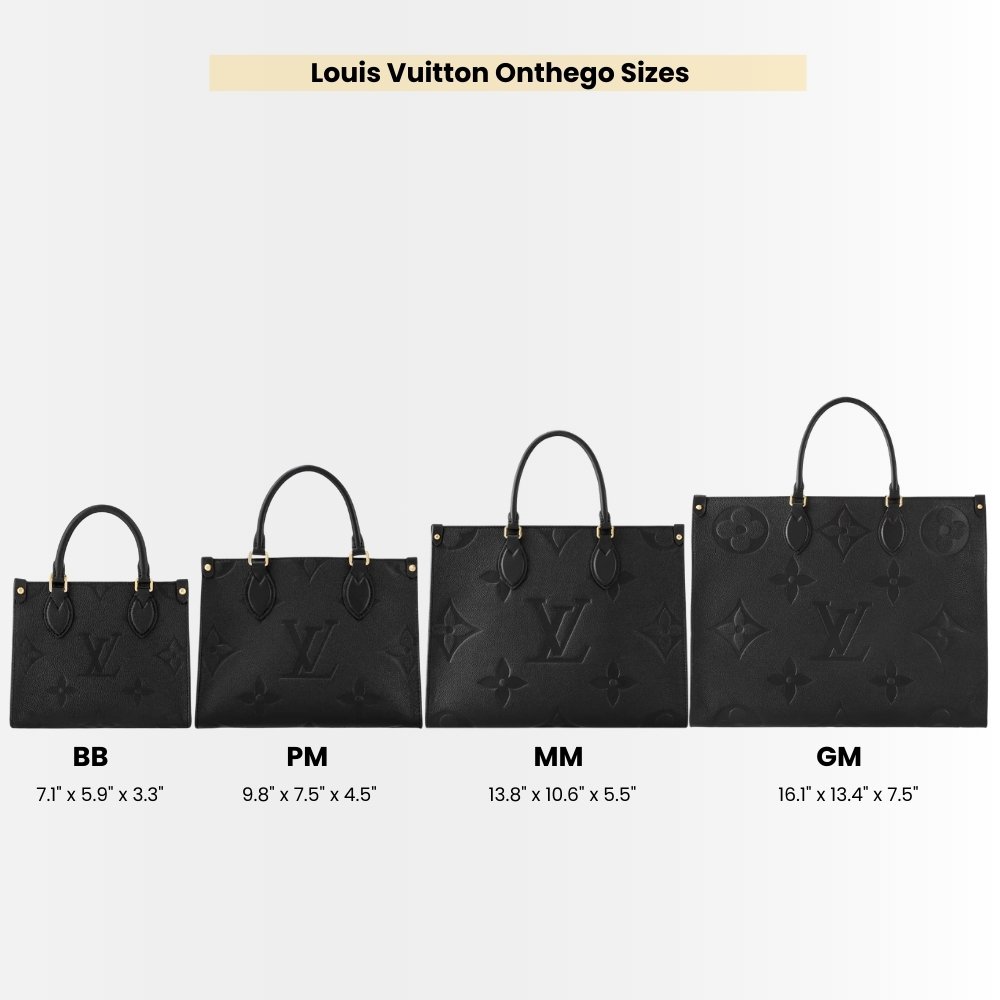Louis Vuitton Onthego MM Black 35Cm M45595