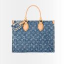 Louis Vuitton OnTheGo MM Denim Blue 35Cm M46871