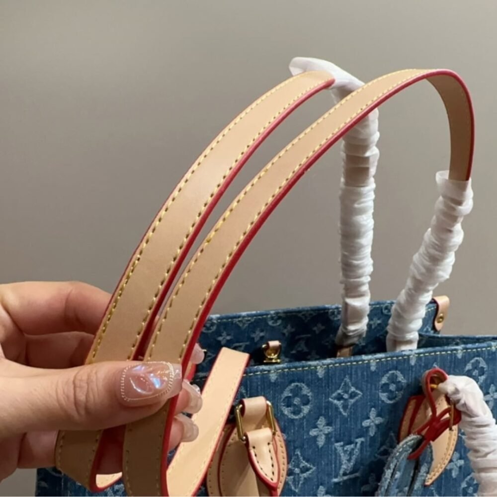 Louis Vuitton OnTheGo MM Denim Blue 35Cm M46871