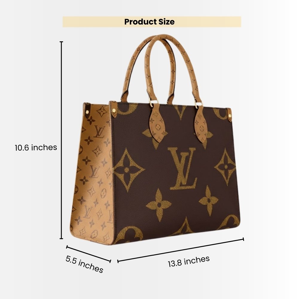 Louis Vuitton Onthego MM Monogram Canvas Brown 35Cm M45321