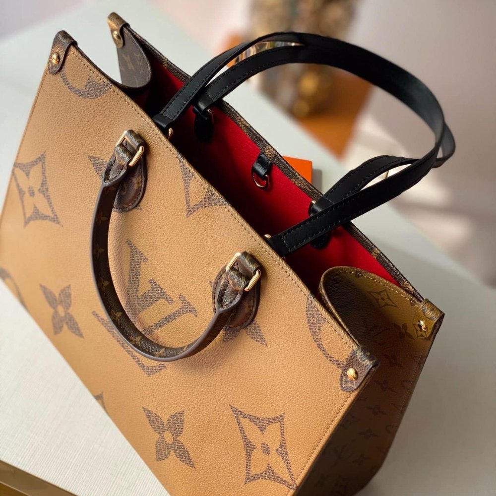 Louis Vuitton Onthego MM Monogram Canvas Brown 35Cm M45321