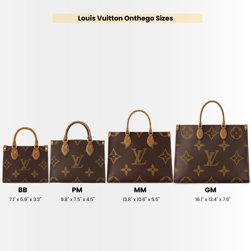Louis Vuitton Onthego MM Monogram Canvas Brown 35Cm M45321