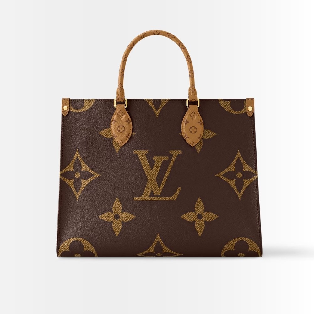 Louis Vuitton Onthego MM Monogram Canvas Brown 35Cm M45321