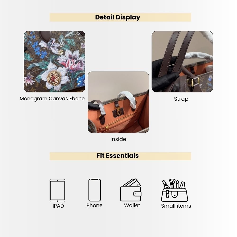Louis Vuitton Onthego MM Monogram Canvas Ebene 31cm