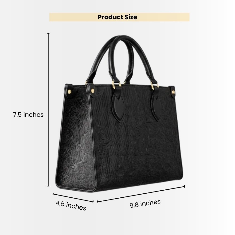 Louis Vuitton Onthego PM Black 25Cm M45653