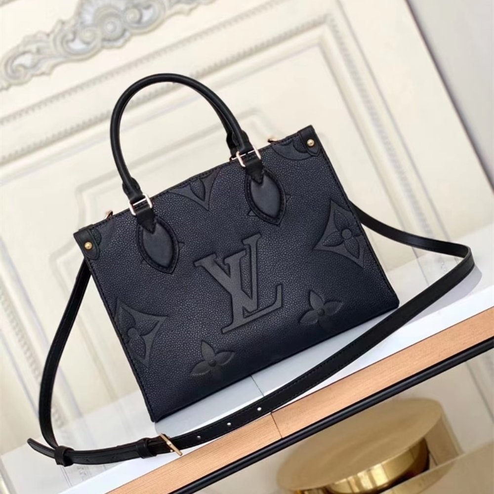 Louis Vuitton Onthego PM Black 25Cm M45653