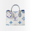Louis Vuitton Onthego PM Blue 25cm